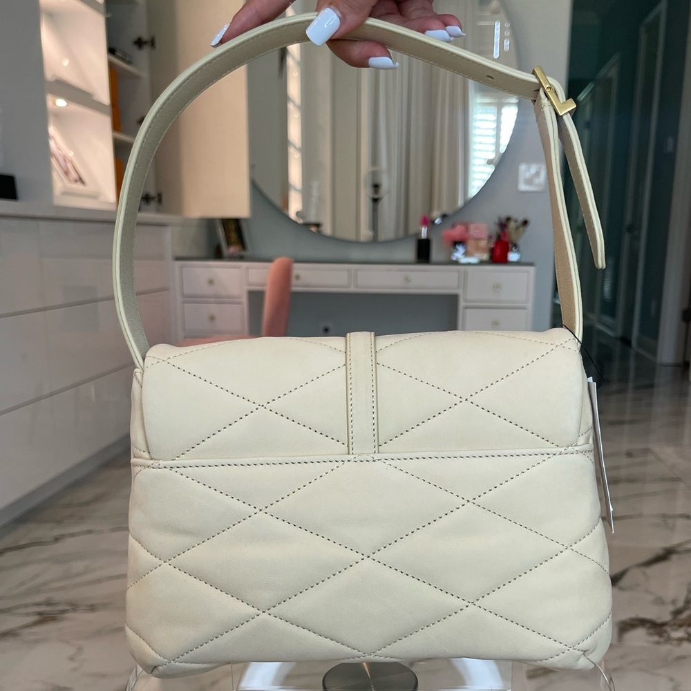 ๐SOLD๐ NWT Yves Saint Laurent Le 57 Suede Leather Quilted Shoulder Bag - Picture 4 of 7